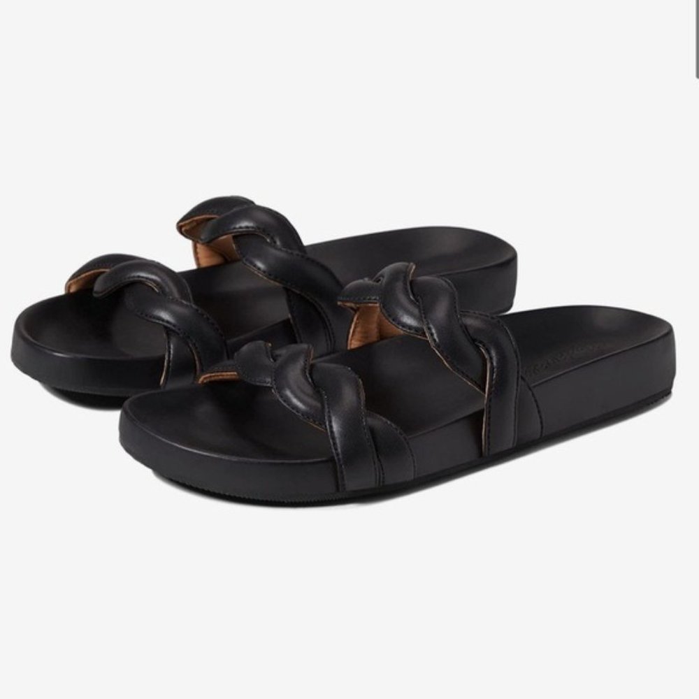 Madewell Maisie Wave Slide in True Black